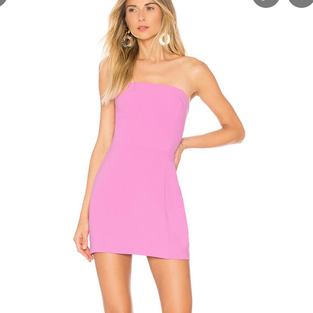 Amanda Uprichard Pink Mini Dress